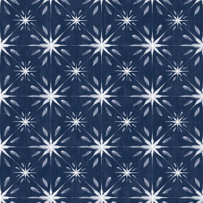 Galerie Wallcoverings Nordic Elements Geometric Starburst Galerie Wallcoverings  Blue   - G56295
