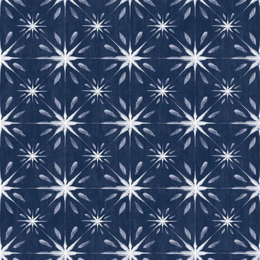 Galerie Wallcoverings Nordic Elements Geometric Starburst Galerie Wallcoverings  Blue   - G56295
