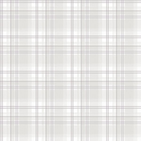 Galerie Wallcoverings Nordic Elements Check Plaid Galerie Wallcoverings  Cream   - G56305
