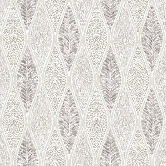 Galerie Wallcoverings Nordic Elements Teardrop Leaves Galerie Wallcoverings  Beige   - G56369