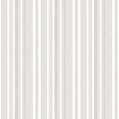 Galerie Wallcoverings Just 4 Kids 2 Multi-color Stripe Galerie Wallcoverings  Beige   - G56501
