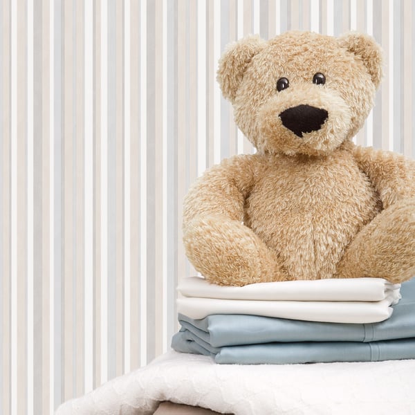 Galerie Wallcoverings Just 4 Kids 2 Multi-color Stripe Galerie Wallcoverings  Beige   - G56501