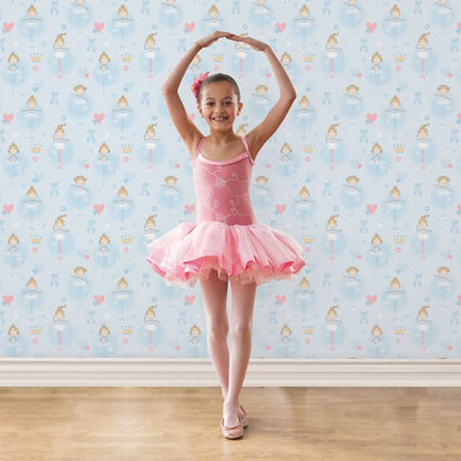 Galerie Wallcoverings Just 4 Kids 2 Ballerina Galerie Wallcoverings  Blue   - G56506