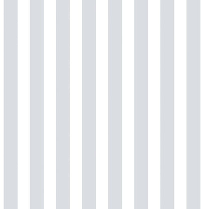 Galerie Wallcoverings Just 4 Kids 2 Medium Stripe Galerie Wallcoverings  Silver Grey   - G56517