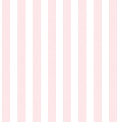 Galerie Wallcoverings Just 4 Kids 2 Medium Stripe Galerie Wallcoverings  Pink   - G56518