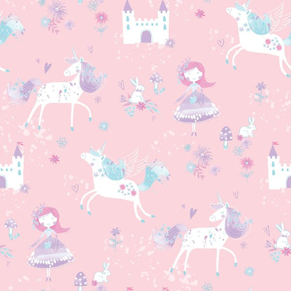 Galerie Wallcoverings Just 4 Kids 2 Unicorn Galerie Wallcoverings  Pink   - G56523