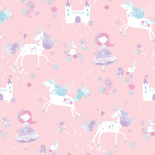 Galerie Wallcoverings Just 4 Kids 2 Unicorn Galerie Wallcoverings  Pink   - G56523