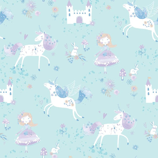 Galerie Wallcoverings Just 4 Kids 2 Unicorn Galerie Wallcoverings  Blue   - G56524