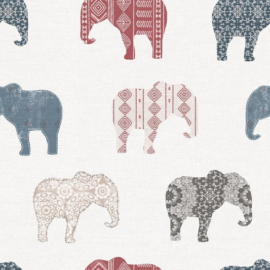 Galerie Wallcoverings Just 4 Kids 2 Elephants Galerie Wallcoverings  Multi-coloured, Multi   - G56526
