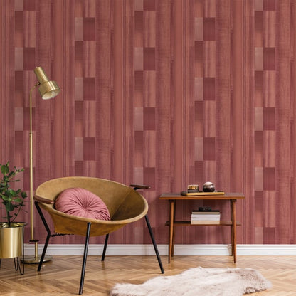Galerie Wallcoverings Texstyle Agen Stripe Galerie Wallcoverings  Red   - G56574