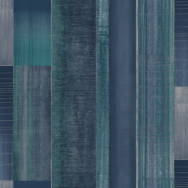 Galerie Wallcoverings Texstyle Agen Stripe Galerie Wallcoverings  Blue   - G56575