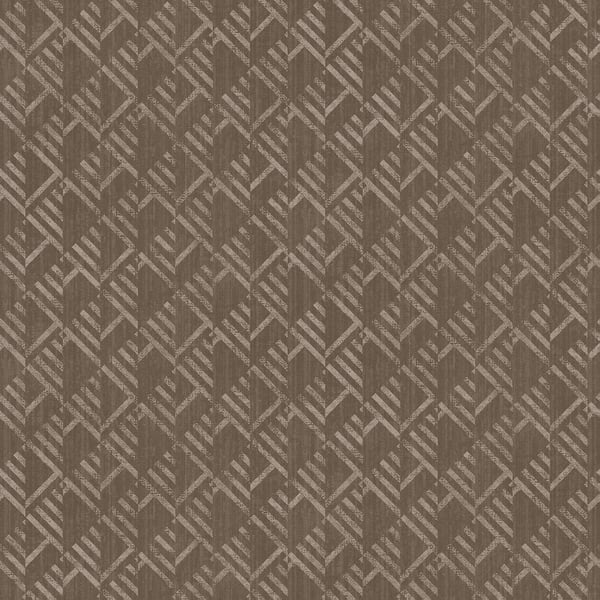 Galerie Wallcoverings Texstyle Block Flock Galerie Wallcoverings  Bronze, Brown   - G56579