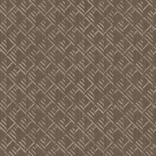 Galerie Wallcoverings Texstyle Block Flock Galerie Wallcoverings  Bronze, Brown   - G56579