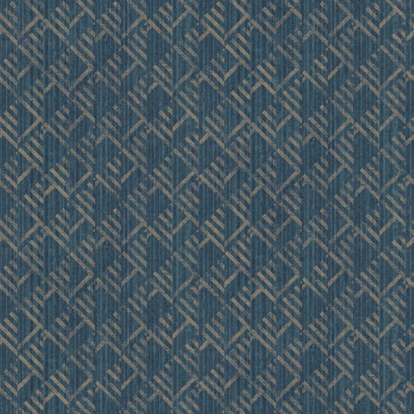 Galerie Wallcoverings Texstyle Block Flock Galerie Wallcoverings  Blue   - G56582