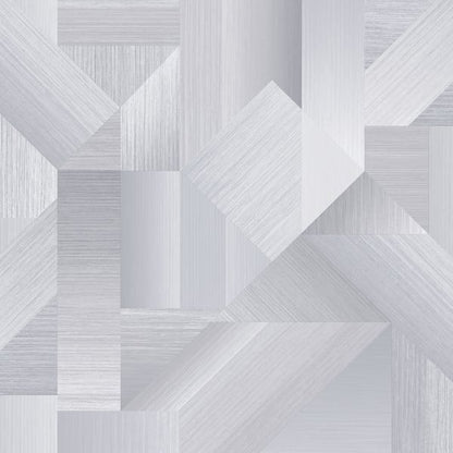 Galerie Wallcoverings Texstyle Shape Shifter Galerie Wallcoverings  Silver Grey   - G56626