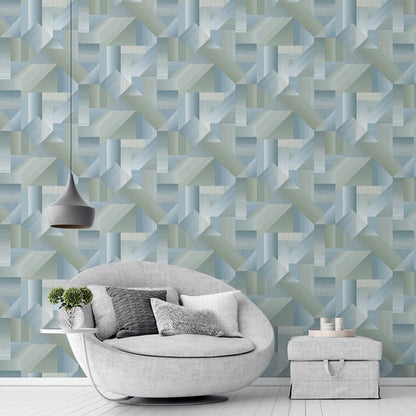 Galerie Wallcoverings Texstyle Shape Shifter Galerie Wallcoverings  Green   - G56627