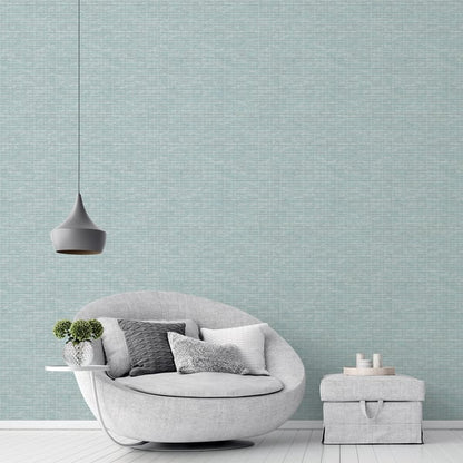 Galerie Wallcoverings Texstyle Woven Weave Texture Galerie Wallcoverings  Green   - G56634