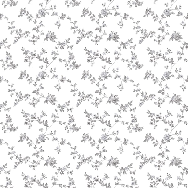 Galerie Wallcoverings Small Prints Delicate Floral Galerie Wallcoverings  Black   - G56646