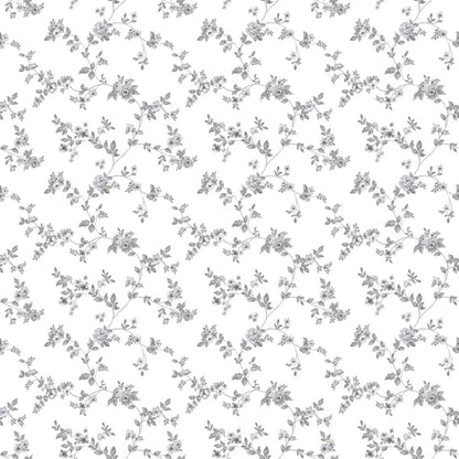 Galerie Wallcoverings Small Prints Delicate Floral Galerie Wallcoverings  Black   - G56646