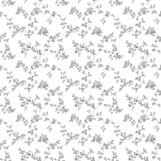 Galerie Wallcoverings Small Prints Delicate Floral Galerie Wallcoverings  Black   - G56646