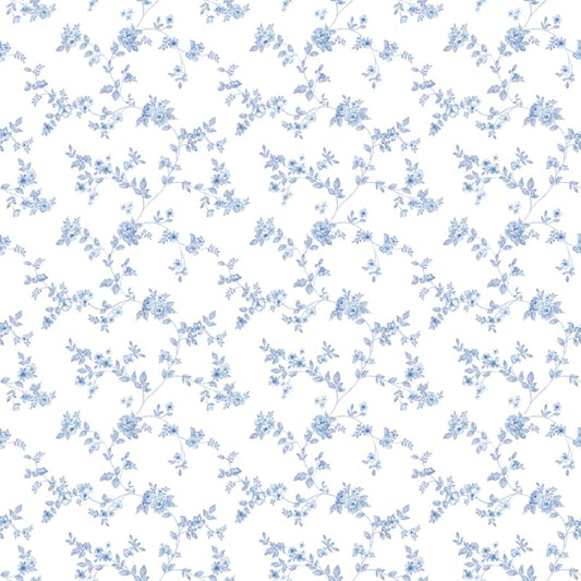 Galerie Wallcoverings Small Prints Delicate Floral Galerie Wallcoverings  Blue   - G56647