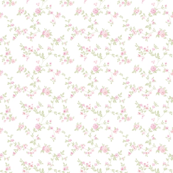 Galerie Wallcoverings Small Prints Delicate Floral Galerie Wallcoverings  Pink   - G56649