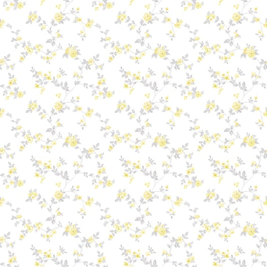 Galerie Wallcoverings Small Prints Delicate Floral Galerie Wallcoverings  Yellow   - G56650