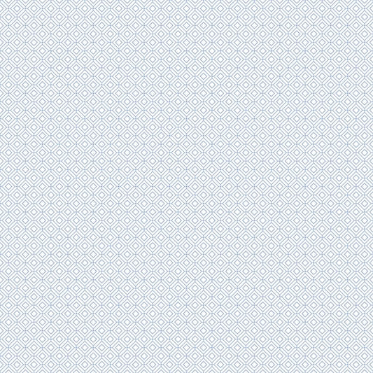 Galerie Wallcoverings Small Prints Diamond Grid Galerie Wallcoverings  Blue   - G56651