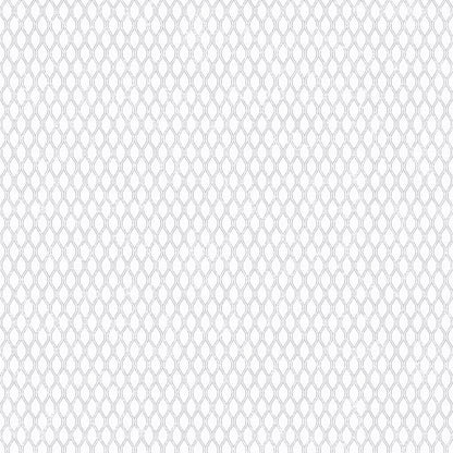 White wallcovering panel with a narrow grey diamond-mesh border on the right; simple, minimalist fabric-like texture.