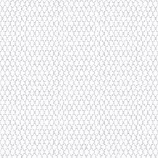 Galerie Wallcoverings Small Prints Double Links Galerie Wallcoverings  Silver Grey   - G56655