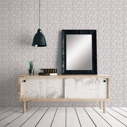 Galerie Wallcoverings Small Prints Mini Mod Floral Galerie Wallcoverings  Silver Grey   - G56667