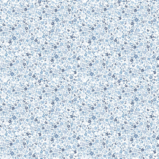 Galerie Wallcoverings Small Prints Mini Mod Floral Galerie Wallcoverings  Blue   - G56668