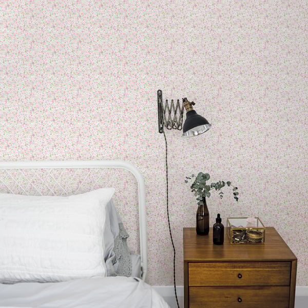 Galerie Wallcoverings Small Prints Mini Mod Floral Galerie Wallcoverings  Pink   - G56669
