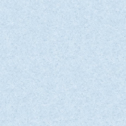Powder-blue textured wallpaper with subtle mottling, resembling fabric or handmade paper.