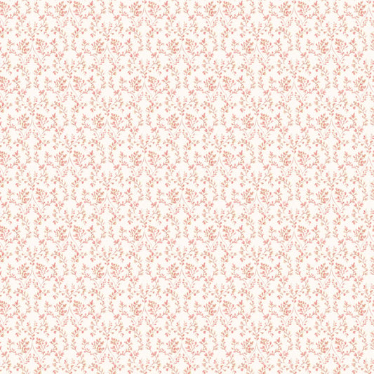 Galerie Wallcoverings Small Prints Ogee Floral Galerie Wallcoverings  Pink   - G56679