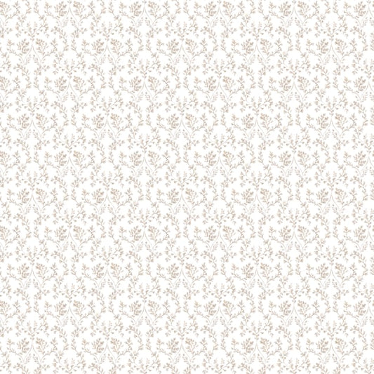 Galerie Wallcoverings Small Prints Ogee Floral Galerie Wallcoverings  Bronze, Brown   - G56682