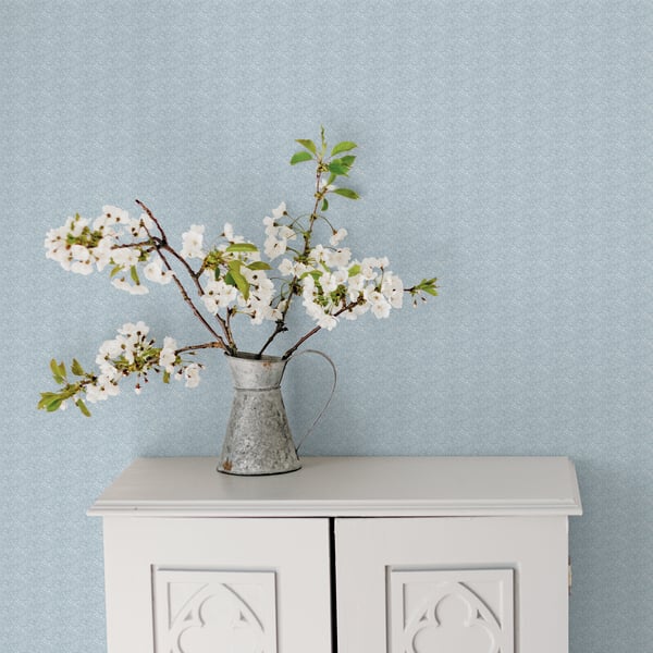 Galerie Wallcoverings Small Prints Small Paisley Galerie Wallcoverings  Blue   - G56690