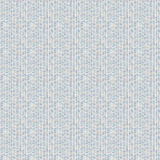 Galerie Wallcoverings Small Prints Stained Glass Stripe Galerie Wallcoverings  Blue   - G56695