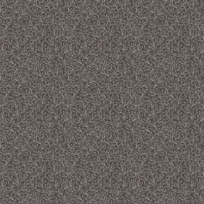 Galerie Wallcoverings Small Prints Stencil Leaf Galerie Wallcoverings  Black   - G56696