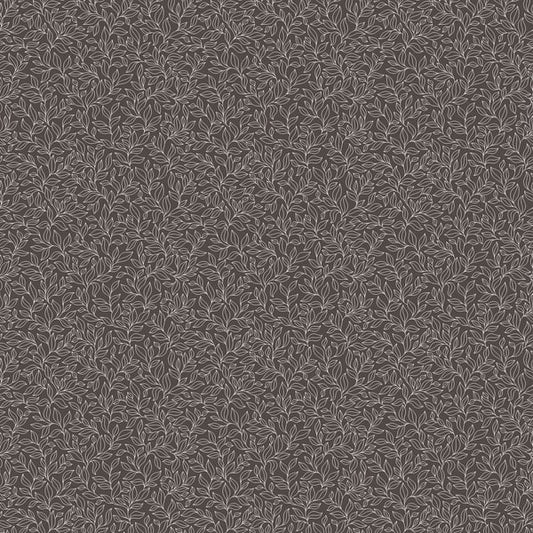 Galerie Wallcoverings Small Prints Stencil Leaf Galerie Wallcoverings  Black   - G56696