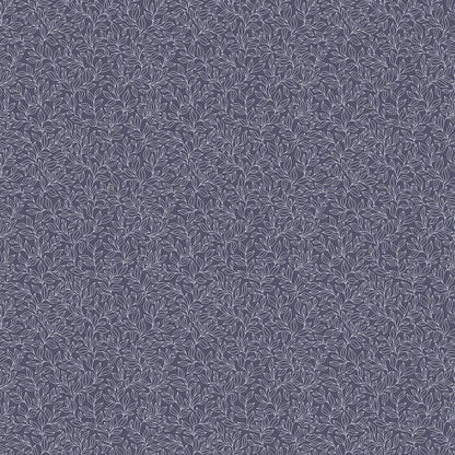 Galerie Wallcoverings Small Prints Stencil Leaf Galerie Wallcoverings  Blue   - G56697