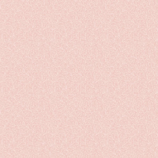 Galerie Wallcoverings Small Prints Stencil Leaf Galerie Wallcoverings  Pink   - G56698