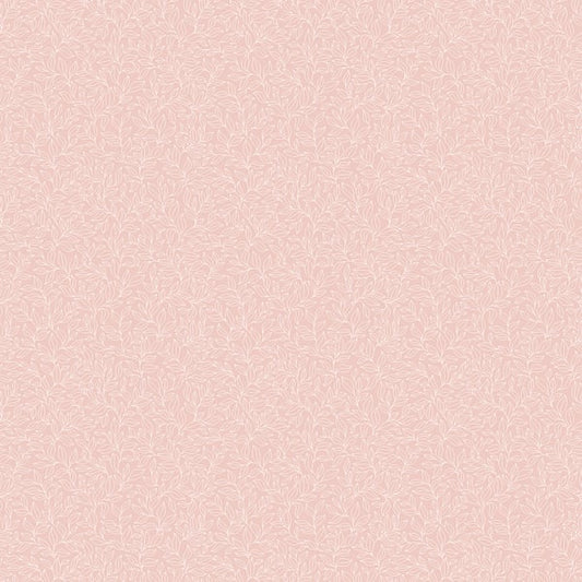 Galerie Wallcoverings Small Prints Stencil Leaf Galerie Wallcoverings  Pink   - G56698