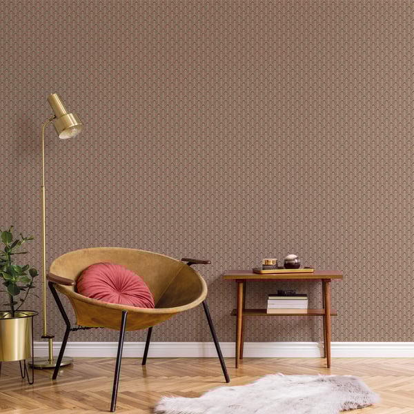 Galerie Wallcoverings Small Prints Tulip Flip Galerie Wallcoverings  Bronze, Brown   - G56705