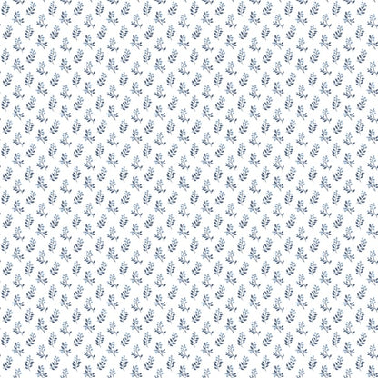 Galerie Wallcoverings Small Prints Vintage Bud Galerie Wallcoverings  Blue   - G56708