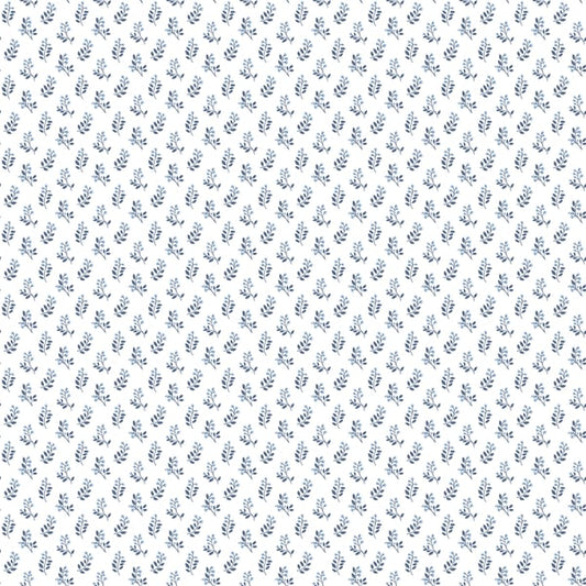 Galerie Wallcoverings Small Prints Vintage Bud Galerie Wallcoverings  Blue   - G56708