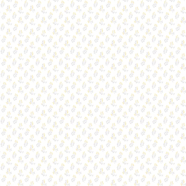 Galerie Wallcoverings Small Prints Vintage Bud Galerie Wallcoverings  Yellow   - G56711
