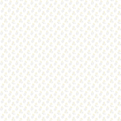 Galerie Wallcoverings Small Prints Vintage Bud Galerie Wallcoverings  Yellow   - G56711