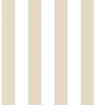 Galerie Wallcoverings Smart Stripes 3 Awning Stripe Galerie Wallcoverings  Beige   - G67520