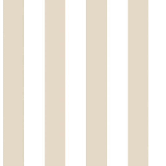 Galerie Wallcoverings Smart Stripes 3 Awning Stripe Galerie Wallcoverings  Beige   - G67520